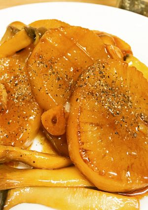＃にんにく醤油の大根ステーキ ＃コクうま-レシピのメイン写真