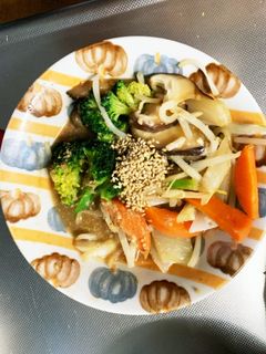 もやしブロッコリーオイマヨ炒め味野菜炒め-レシピのメイン写真