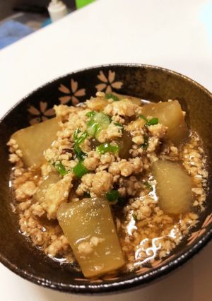 大根あんかけ鶏そぼろ-レシピのメイン写真