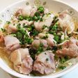 鶏としめじともやしのレンジ蒸し