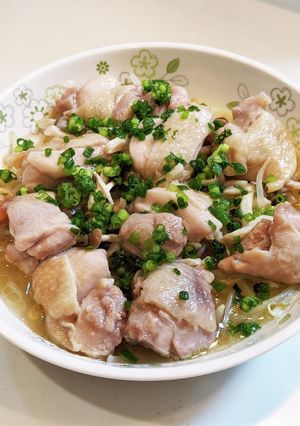 鶏としめじともやしのレンジ蒸し-レシピのメイン写真