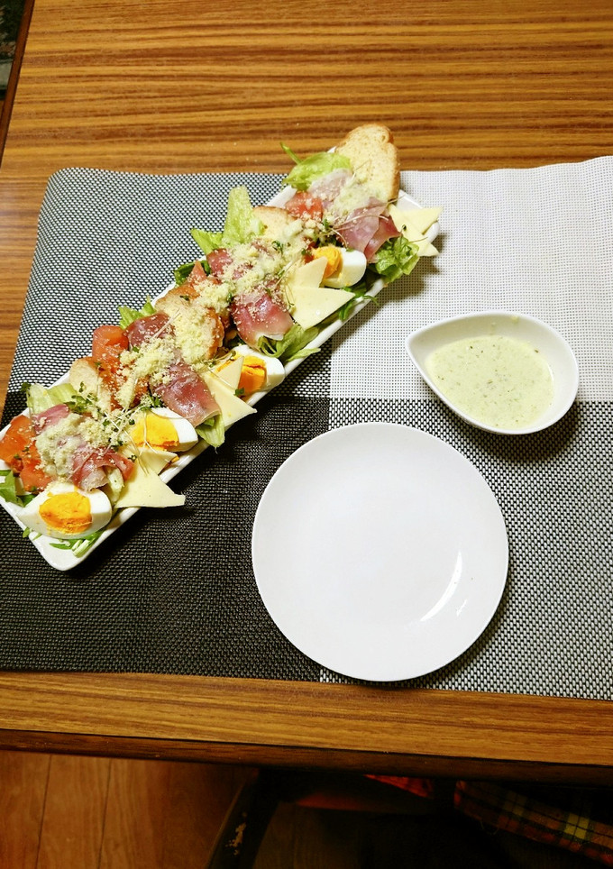 ヨウサマの減塩シーザーサラダ-レシピのメイン写真