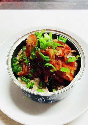 超簡単 サバ水煮缶 キムチのせ-レシピのメイン写真