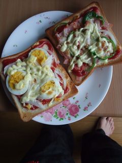 お家にあるもので簡単☆ピザトースト-レシピのメイン写真