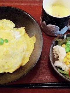 朝ごはん ポークケチャップオムライス-レシピのメイン写真