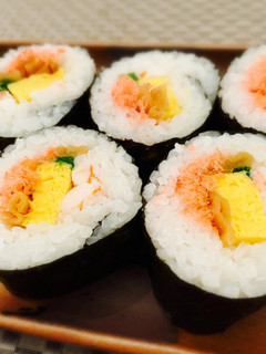 恵方巻き♡甘くない桜でんぶで基本の太巻き-レシピのメイン写真