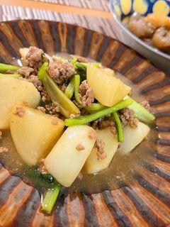 カブのそぼろ餡かけ-レシピのメイン写真