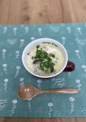 レンジで☆1人分の卵雑炊-レシピのメイン写真