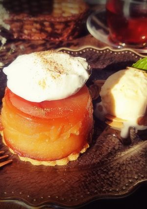 べっこう飴でタルトタタン-レシピのメイン写真