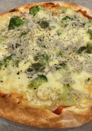 しらすピザ(市販ピザを使って)-レシピのメイン写真