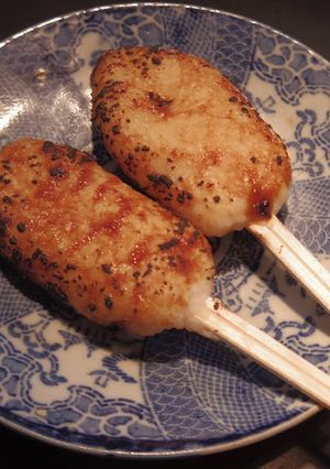 ポリ袋で作る防災食五平餅→洗い物なし!-レシピのメイン写真