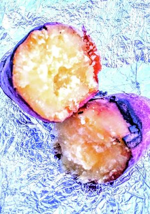 焚き火で焼き芋-レシピのメイン写真