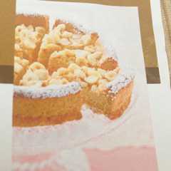 รูปของ キャラメルとヘーゼルナッツのチーズケーキ