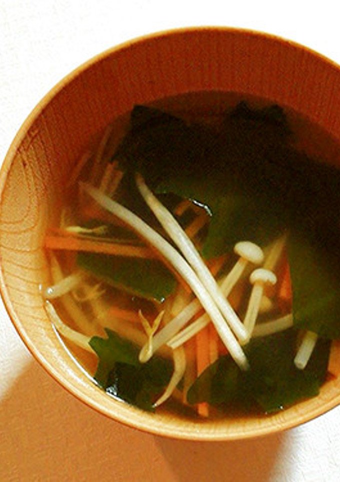 わかめとえのきたけスープ-レシピのメイン写真