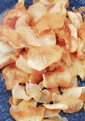 少ない油☆【フライパンでポテトチップス】-レシピのメイン写真