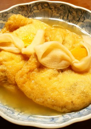出汁が美味しいレタスの巾着煮　発酵玉葱-レシピのメイン写真