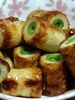 ちくわとスナップエンドウのマヨテリヤキ-レシピのメイン写真