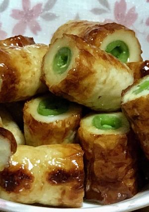 ちくわとスナップエンドウのマヨテリヤキ-レシピのメイン写真