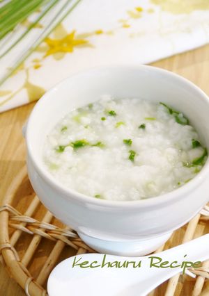 中華風のお粥で作った『七草粥』-レシピのメイン写真