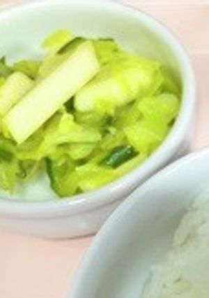 キャベツとりんごのサラダ　～給食レシピ～-レシピのメイン写真