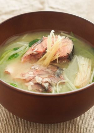 生姜香る鯖みそ汁-レシピのメイン写真