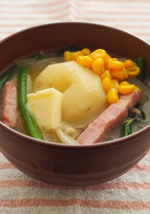 こってりコク旨じゃがバタみそ汁-レシピのメイン写真