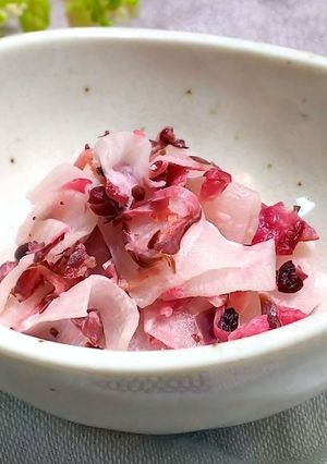 ぱぱっと箸休め♪大根と柴漬 和え-レシピのメイン写真