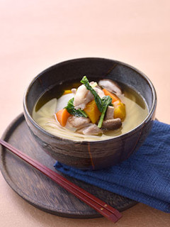 塩麴のしっぽくうどん-レシピのメイン写真