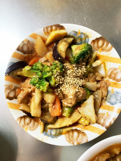 ポークケチャップ味豚こま大根青椒肉絲風-レシピのメイン写真