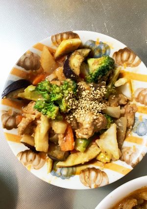 ポークケチャップ味豚こま大根青椒肉絲風-レシピのメイン写真