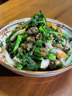 春菊の金山寺味噌和え-レシピのメイン写真