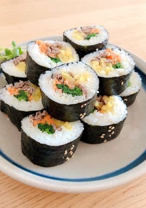 節分やお弁当にも♪韓国海苔巻キンパ-レシピのメイン写真