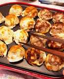 たこ焼き器で焼く！野菜たっぷり揚げ焼売