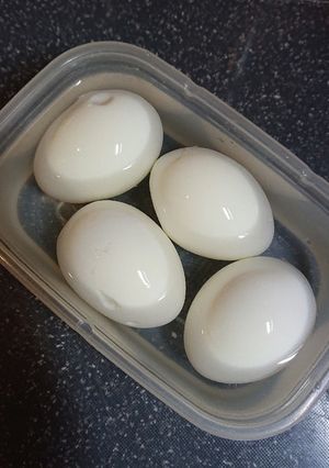固茹で卵保存方法-レシピのメイン写真