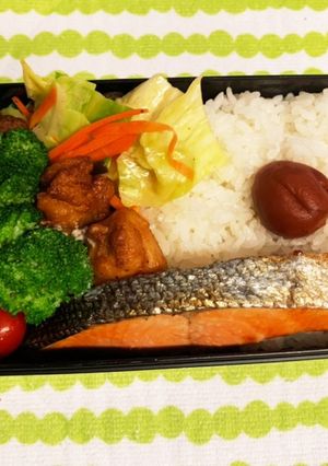 中学生男子　部活前のお弁当　1/28-レシピのメイン写真