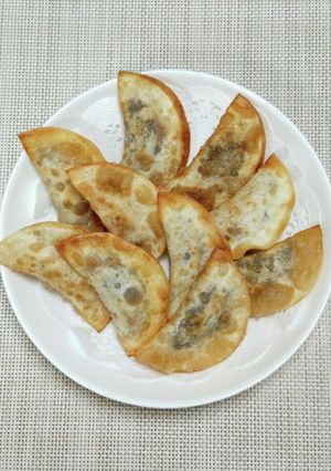 餃子の皮で餡子パイ-レシピのメイン写真