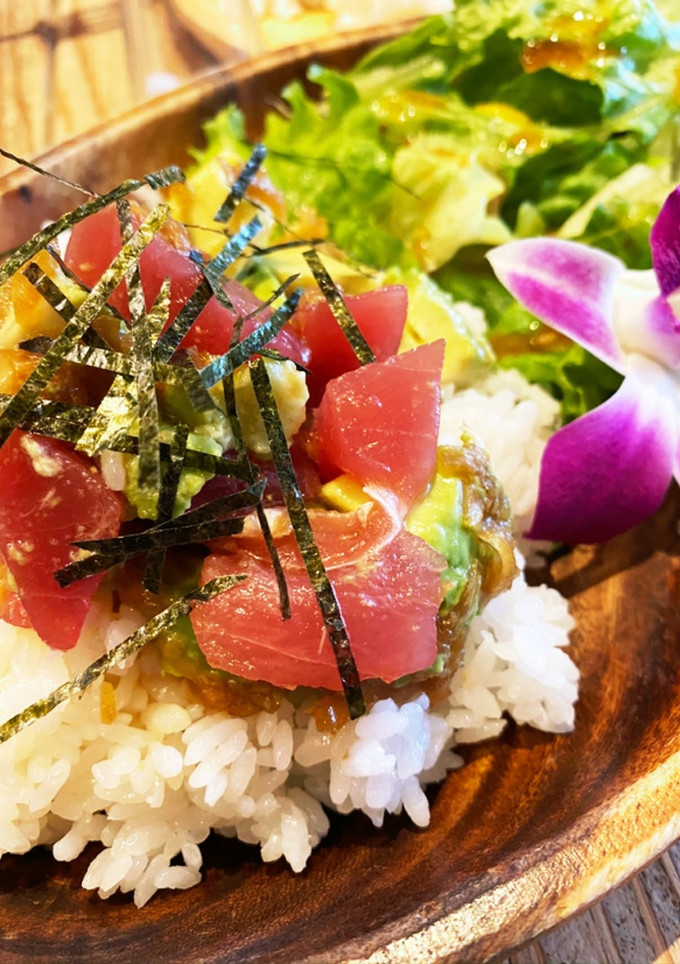 簡単ハワイ料理　アヒポキ(まぐろ丼)-レシピのメイン写真
