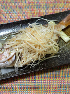 電子レンジでマダイの清蒸-レシピのメイン写真