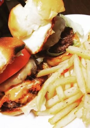 【つなぎ不要パテ】ハンバーガー【簡単】-レシピのメイン写真