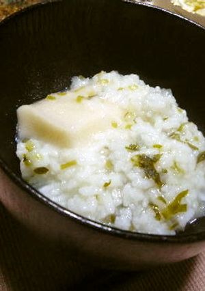 炊飯器で お餅入り七草がゆ-レシピのメイン写真