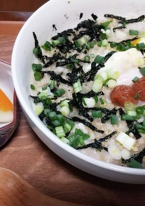 即席お吸い物で超簡単♪オートミール粥♪-レシピのメイン写真