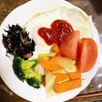 隙間埋め白菜ブロッコリー彩温野菜サラダ