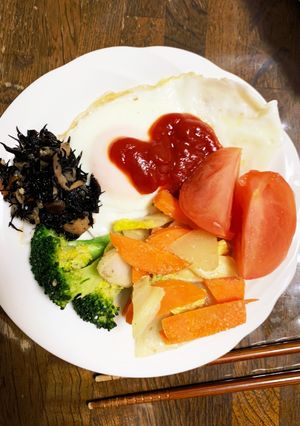 隙間埋め白菜ブロッコリー彩温野菜サラダ-レシピのメイン写真