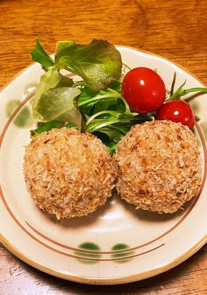 揚げないまんまるコロッケ-レシピのメイン写真