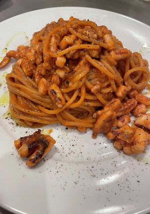納豆イカパスタ-レシピのメイン写真