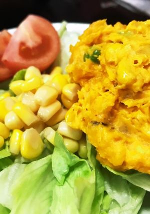 かぼちゃ消費レシピかぼちゃポテサラ-レシピのメイン写真