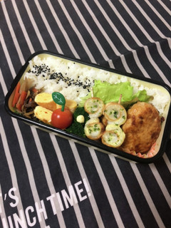 中学生弁当1/29とりつくね弁当-レシピのメイン写真