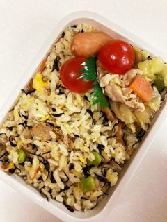 ひじきの煮物でまぜご飯(´˘`*)-レシピのメイン写真