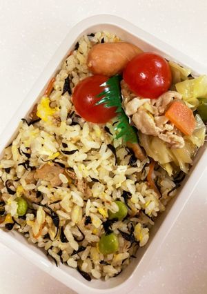 ひじきの煮物でまぜご飯(´˘`＊)-レシピのメイン写真