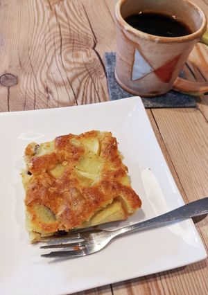 さつまいもとりんごのオートミールケーキ-レシピのメイン写真